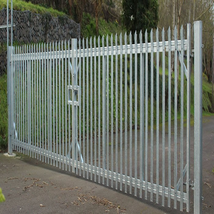 Triple Top Picket Palisade Fencing Gate